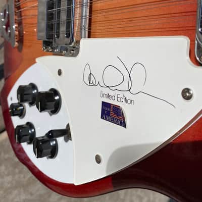 Rickenbacker 360/12CW Carl Wilson 2000 - Fireglo, Signed By Brian Wilson image 12