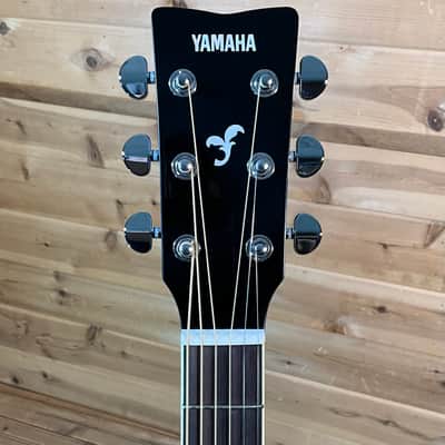 Yamaha FG-TA TransAcoustic Dreadnought Acoustic Electric Guitar - Black image 3