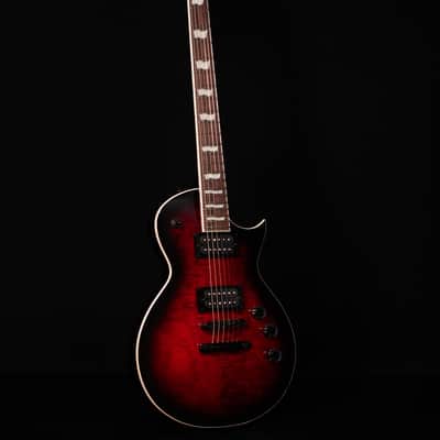 ESP LTD EC-256QM, See Thru Black Cherry Sunburst image 8