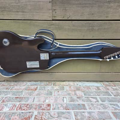 Vintage 1960's Silvertone (Teisco) 1487 Built-In Amplifier Electric Guitar w/ Original Gig Bag! image 10