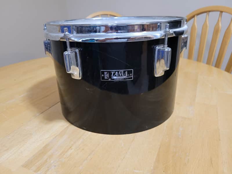 8"x12" Vintage 1970s Tama Imperialstar Concert Tom - Jet Black image 1
