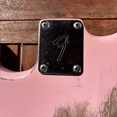 Fender Player Stratocaster Body Shell Pink Nitro Refinish image 8