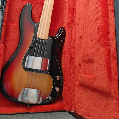 Fender Precision Bass USA, 1978, fretless, case image 1