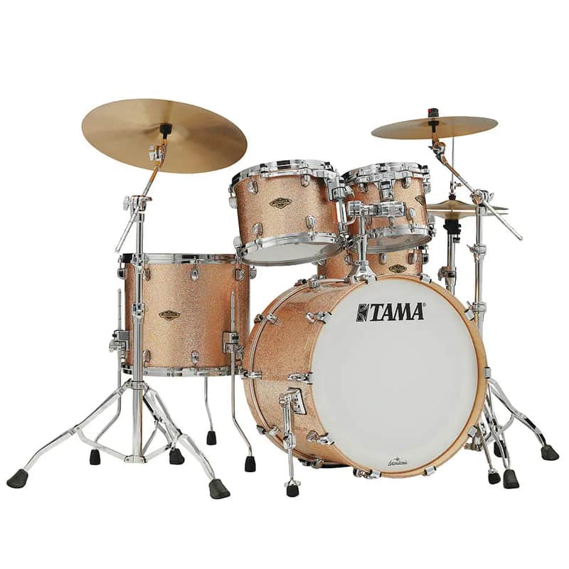 Tama Starclassic Walnut/Birch 4pc Drum Set Vintage Champagne Sparkle image 1