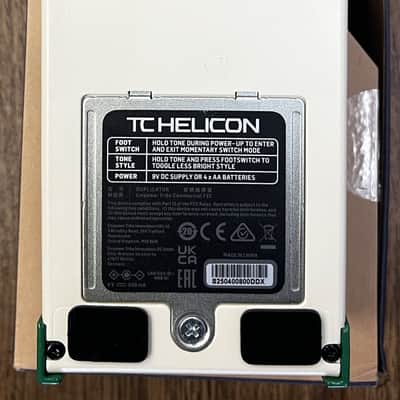 TC HELICON DUPLICATOR VOCAL EFFECTS  STOMPBOX PEDAL (USED) image 3