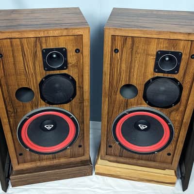 Cerwin Vega D3 3-Way 10" Speakers w/ Stands - 1980s - Beautiful Pair Bild 11