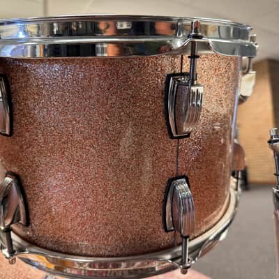 Ludwig Classic Maple Bop Drums 10" - 12" - 14" - 18" - Champagne Sparkle image 5