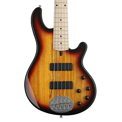Lakland Skyline 55-01 Standard Bass Guitar - 3-Tone Sunburst with Maple Fingerboard (Demo Unit) image 2