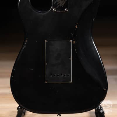 Mario Martin Guitars Ash/Paulownia S-Style w/ Brickhouse Pickups – Black image 8