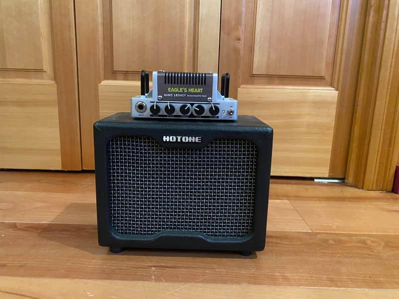 Hotone Nano Legacy Eagles Heart 5-Watt Mini Amp Head & Matching Cabinet Stack image 1