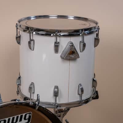 1980s Ludwig White Cortex Drum Set 14x24 13x14 16x18 image 17
