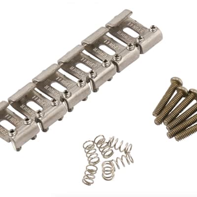 Fender Road Worn Aged Stratocaster Bridge Saddles Kit 0997203000 image 2