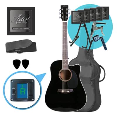 Artist LSPCBK Ultimate Beginner Acoustic Guitar Pack image 1
