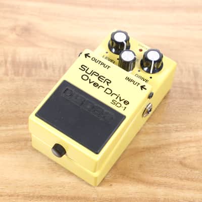 Boss SD-1 Super OverDrive (Silver Label) 1997 - Present - Yellow image 1