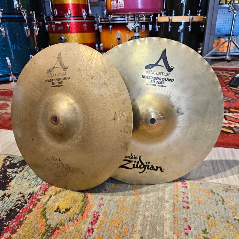 Zildjian 13" A Custom Mastersound Hi Hats 903g/1138g image 1