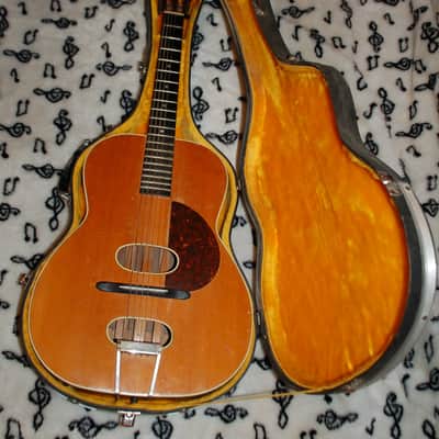 Regal REGAL Double Sound Hole Flat Top Acoustic Guitar- "Borg Balancing Control Tone Refiner" image 9