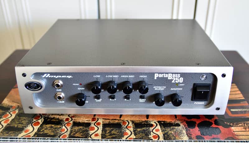 【8759】 AMPEG PORTABASS 250 小型アンプヘッド Used Ampeg Porta Bass 250 Bass Amp Head | Guitar Center