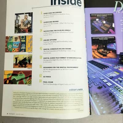 "ProDigital" Pro Digital Mix Magazine Supplement Jan 2000 image 2