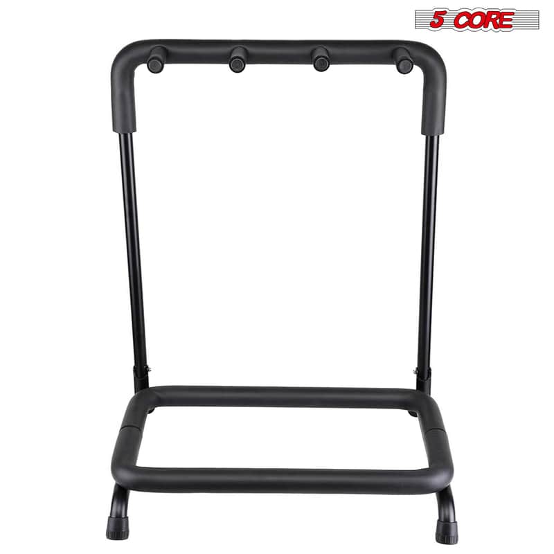 5 Core Guitar Rack Stand 3 Guitars Holder Universal Multi Storage for Acoustic Electric and Bass - GRack 3N1-GRack 3N1 OVAL image 1