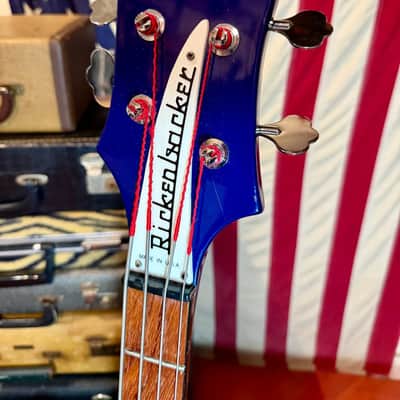 1995 Rickenbacker 4003 Midnight Blue w/ Original Case image 3