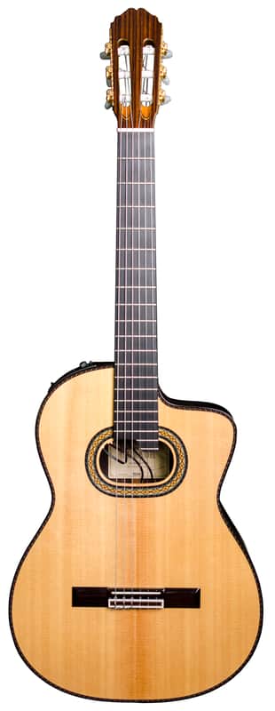 Takamine TH90 Hirade Series Classical Nylon String Acoustic/Electric Guitar Natural Gloss image 1
