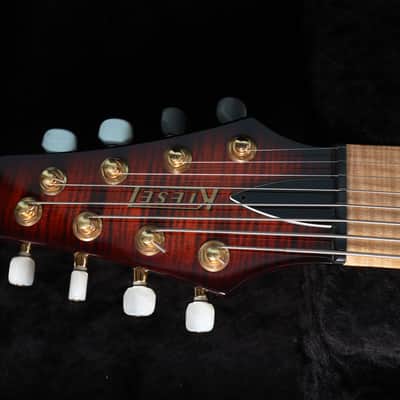 2016 Kiesel Carvin DC800 8 String Neck Thru Orangeburst Flamed image 21