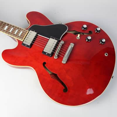 2007 Gibson ES-335 Cherry Red Finish Block Inlays Electric Guitar w/OHSC image 6