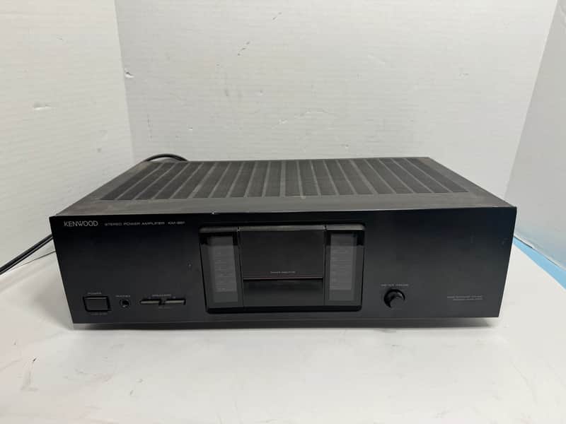 Kenwood KM-991 Stereo Power Amplifier Tested Working image 1