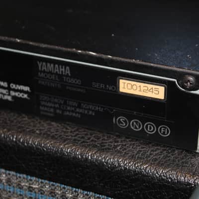 Yamaha TG500 Tone Generator 1U Rack Synth Guter Zustand image 11