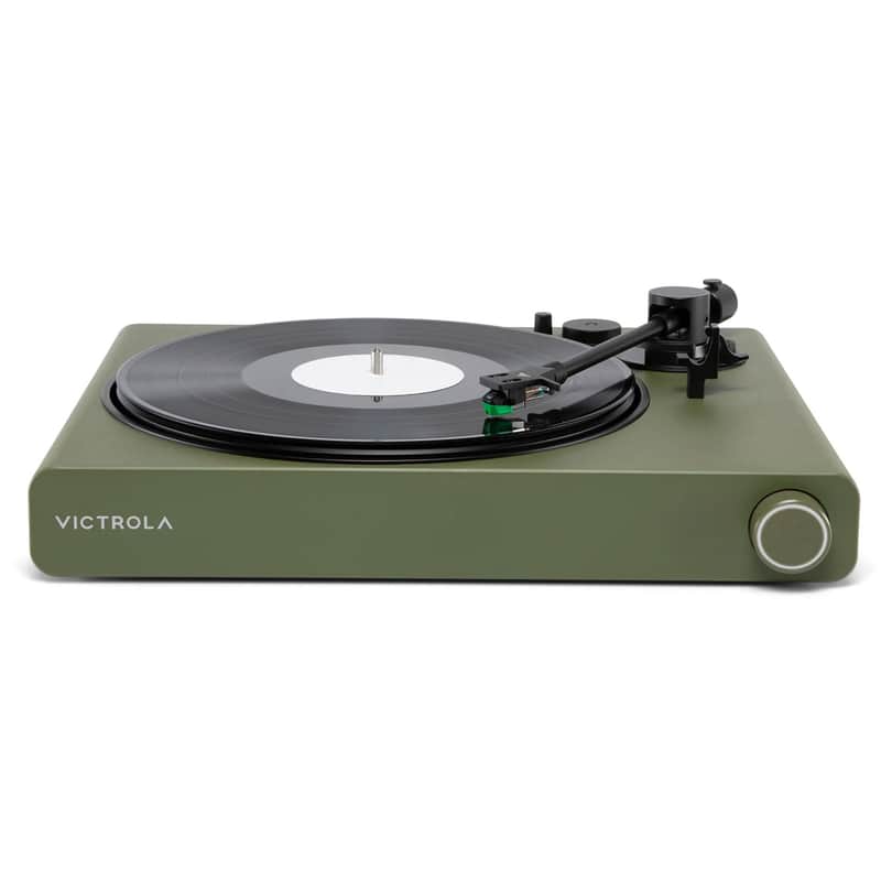 Victrola: Stream Onyx (Bluetooth / Wi-Fi / Works With Sonos) Turntable Green w/ Audio-Technica AT-VM95E Cartridge