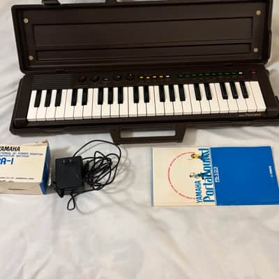 Yamaha PortaSound PS-3 Keyboard Synth w/Case, Power Cord, + Accessories WORKS