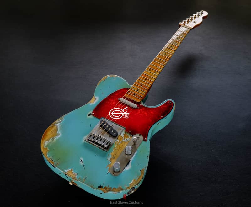 Fender Telecaster Daphne Blue Heavy Aged Heavy Relic image 1