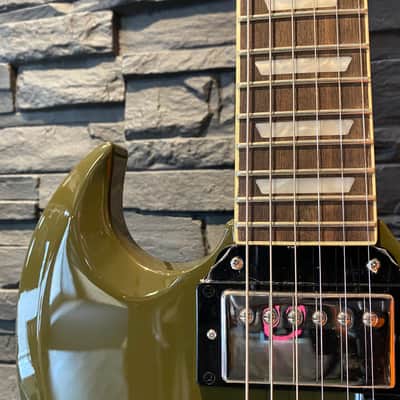Epiphone 1961 SG Standard w/Maestro - Olive Drab image 5