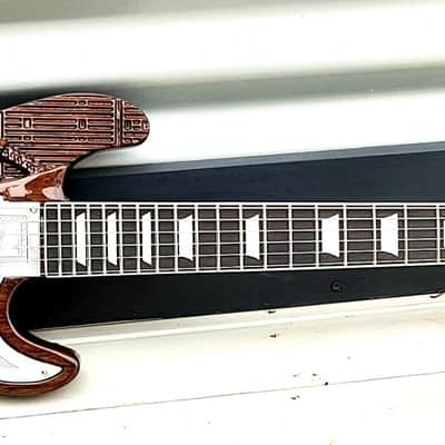 Alikat 3d CNC machined Alien Strat 2020 Tasmanian Oak, laquered image 7