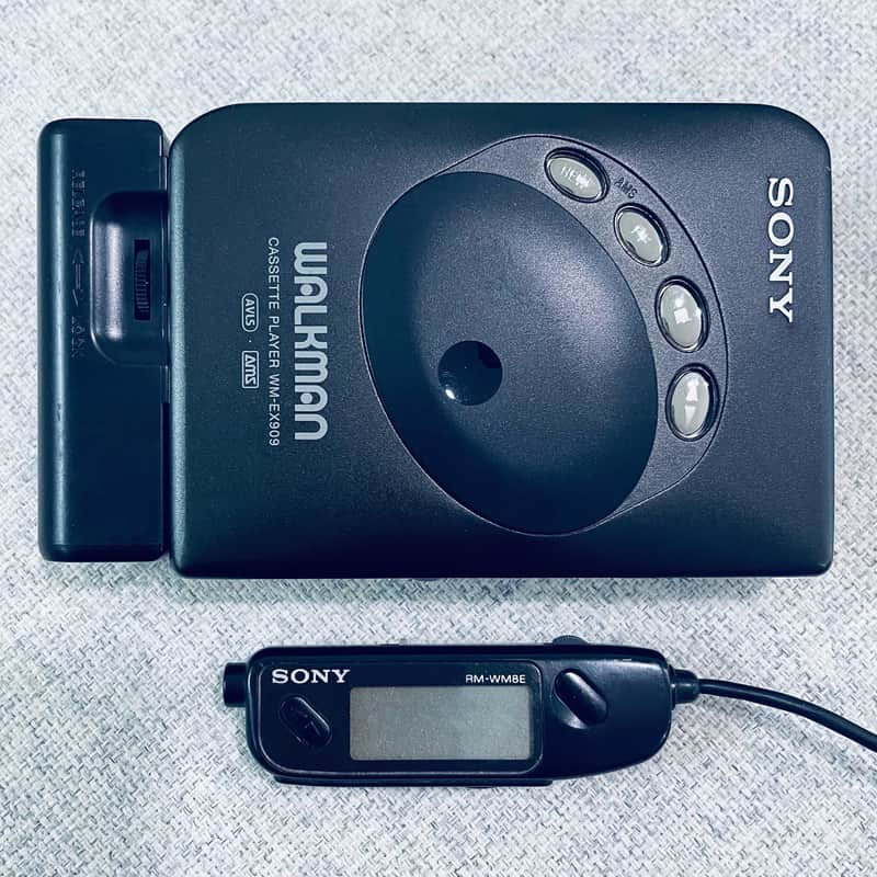 SONY WM-EX909 Walkman Cassette Player, EX Black ! Working ! #7238 image 1