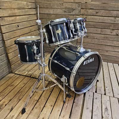 Drum Kit Tama Rockstar, Transparent Blue USED! RKRKD240526 image 5