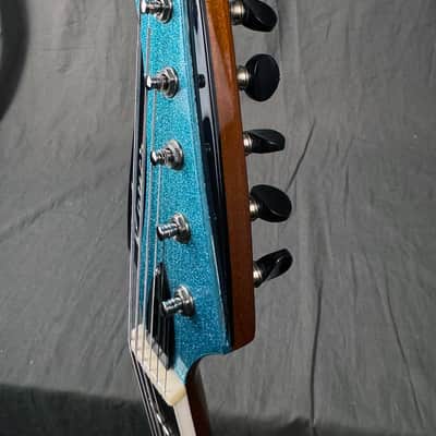 2023 Kauer Banshee Baritone Sky Blue Flake w/ Bigsby image 23