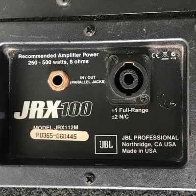 (Pair) JBL JRX100 2 Way Loudspeaker 8 Ohm, 250-500watt image 10