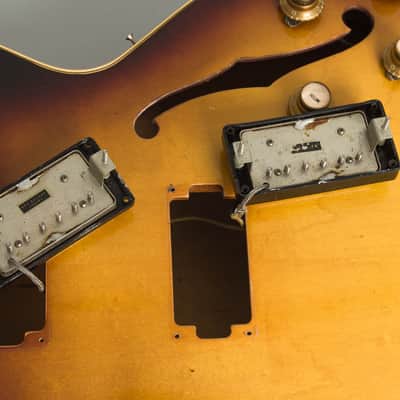 Gibson ES-175D Arch Top Hollow Body Electric Guitar (1962), ser. #49784, original black hard shell case. image 14