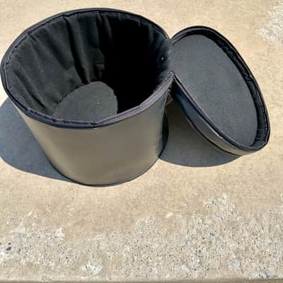 Beato Pro 1 - 14x14” floor tom bag with grey webbing 2024 - Black with grey webbing image 4