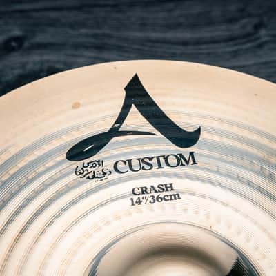 Zildjian 14" A-Custom Crash Cymbal (Mint) image 4