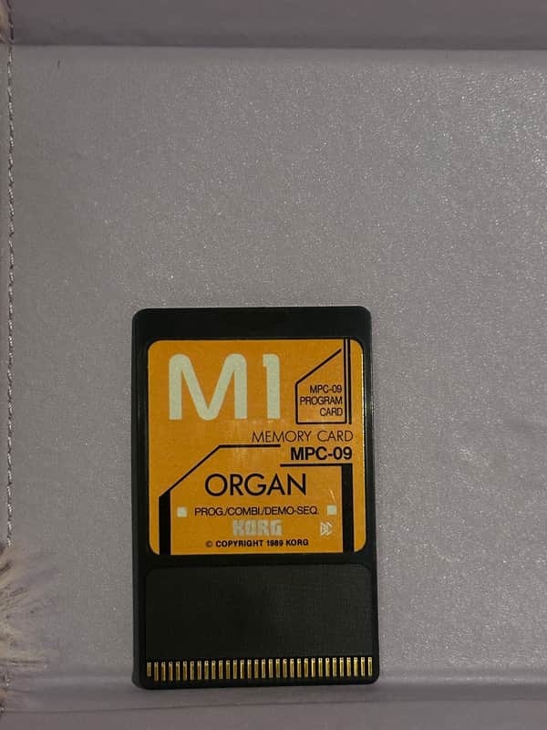 Korg M1 Organ Expansion Card Set – MSC-09 PCM + MPC-09 Program