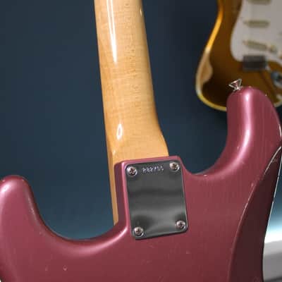 Fender CS Masterbuilt 63 Stratocaster Closet Classic by Greg Fessler 2015 - Burgundy Mist image 18