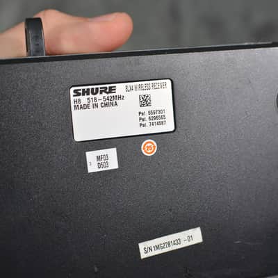 Shure BLX4-H8 Wireless Receiver Band H8 (518-542 MHz) W FAST Same Day Shipping image 3