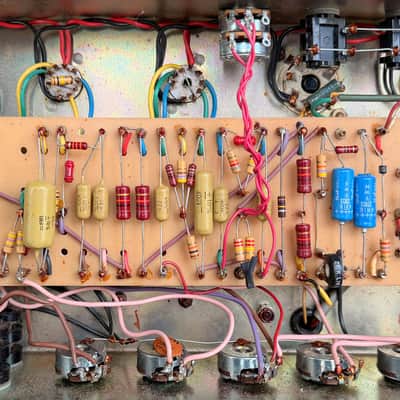 1972 Marshall Super Lead 100 Watt Head Master Volume Mod image 14