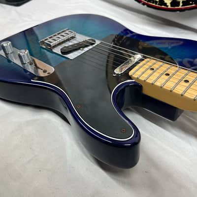 Fender Limited Edition Player Telecaster Plus Top Electric Guitar MIM - Made in Mexico - Blue Burst image 16