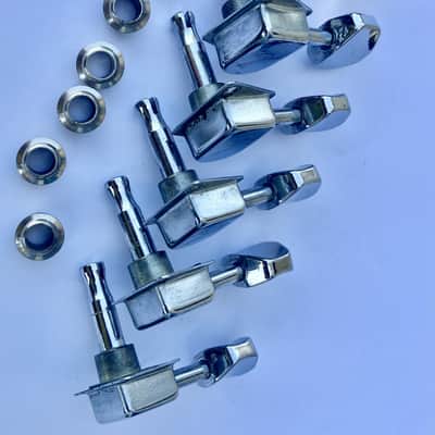 Fender- F-tuners, 6-in-line, chrome, 1970's, made by Schaller image 4