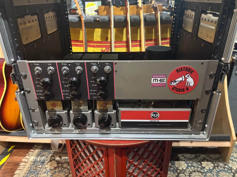 Three RCA BA11A Tube Preamps Racked W/Spare Module image 1
