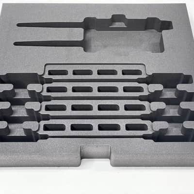 Custom Foam Insert for Rack Drawer fits 8 Shure ADXR Axient Digital PSM IEM Wireless In-Ear Bodypacks AD610 Showlink image 2