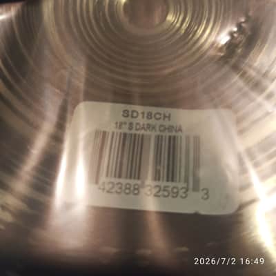 New Zildjian Dark China 18 inch SD18CH image 2